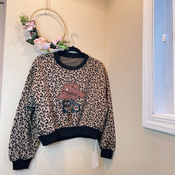 Leopard print sweatshirt - Picture 9 of 9